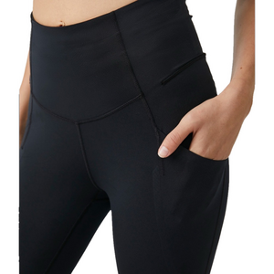 Free People Movement Women's Set The Pace Leggings Size M Blue Pockets Run Yoga